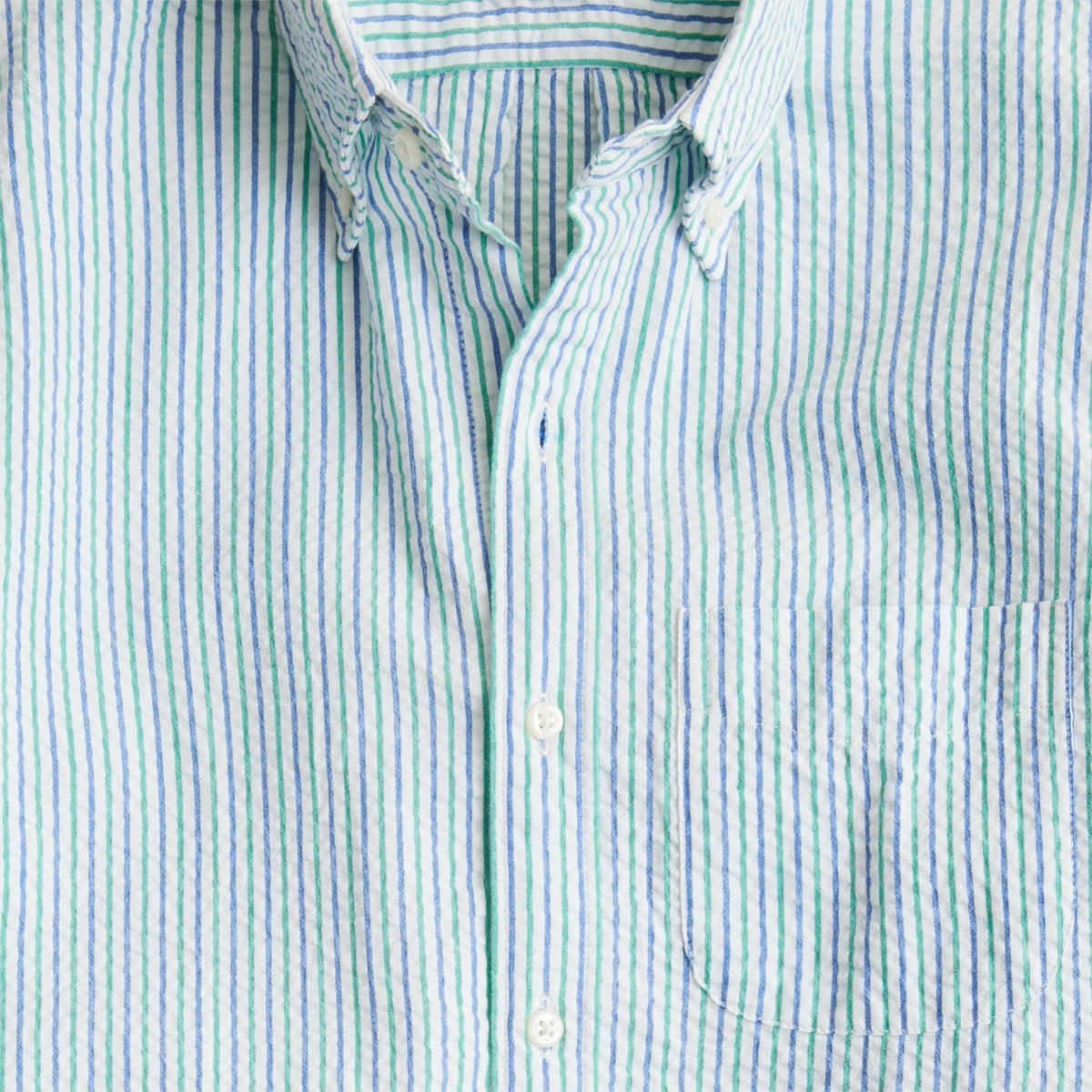 Men Short-sleeve yarn-dyed seersucker shirt - J.Crew