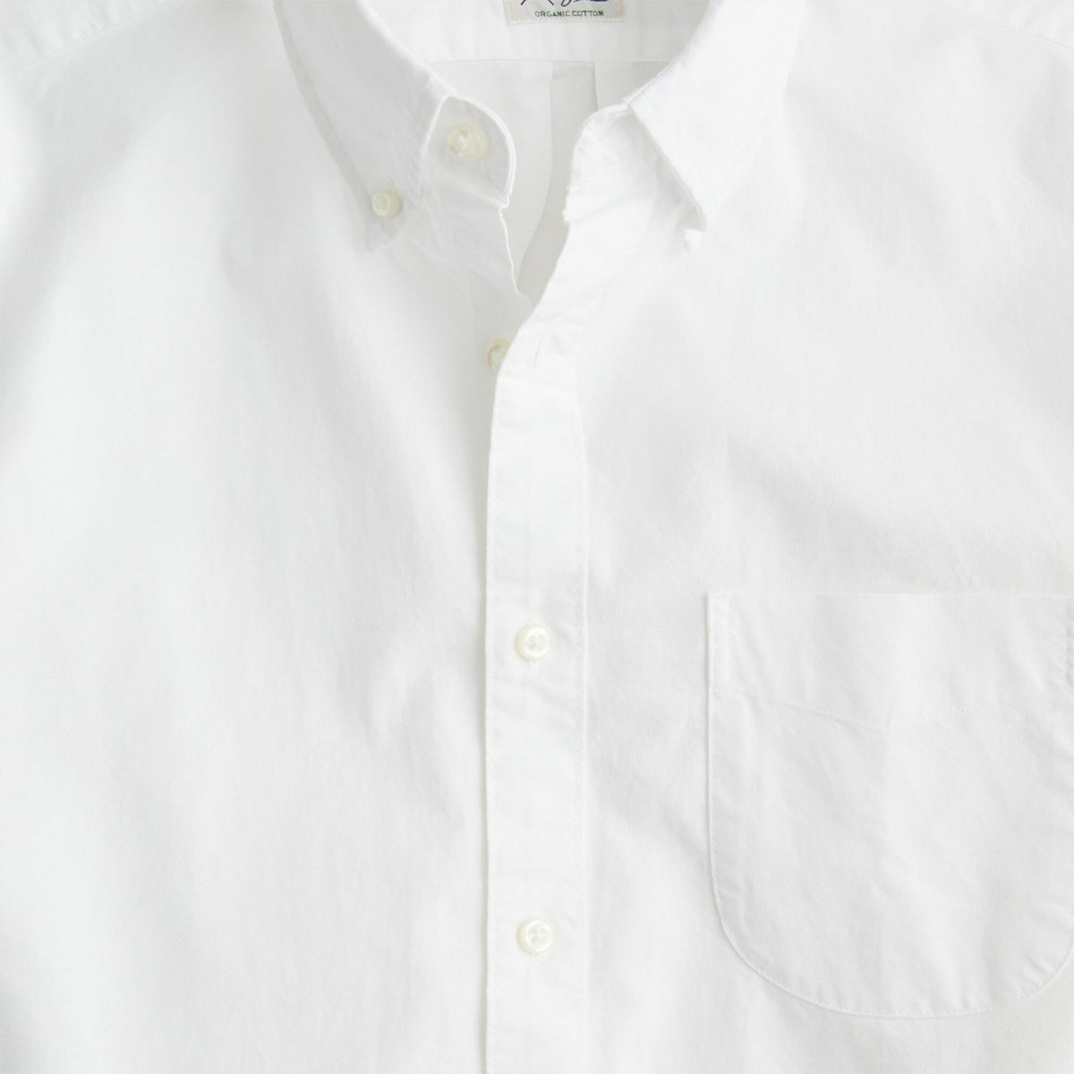 Men Short-sleeve Broken-in organic cotton oxford shirt - J.Crew