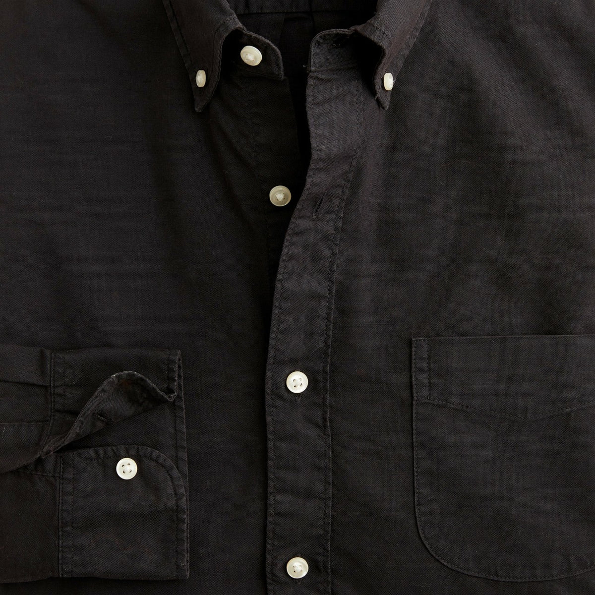 Men Broken-in garment-dyed organic cotton oxford shirt - J.Crew