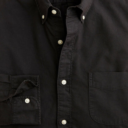 Men Broken-in garment-dyed organic cotton oxford shirt - J.Crew