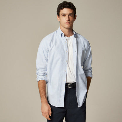 Men Broken-in organic cotton oxford shirt - J.Crew