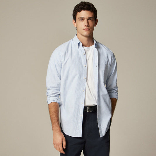 Men Broken-in organic cotton oxford shirt - J.Crew