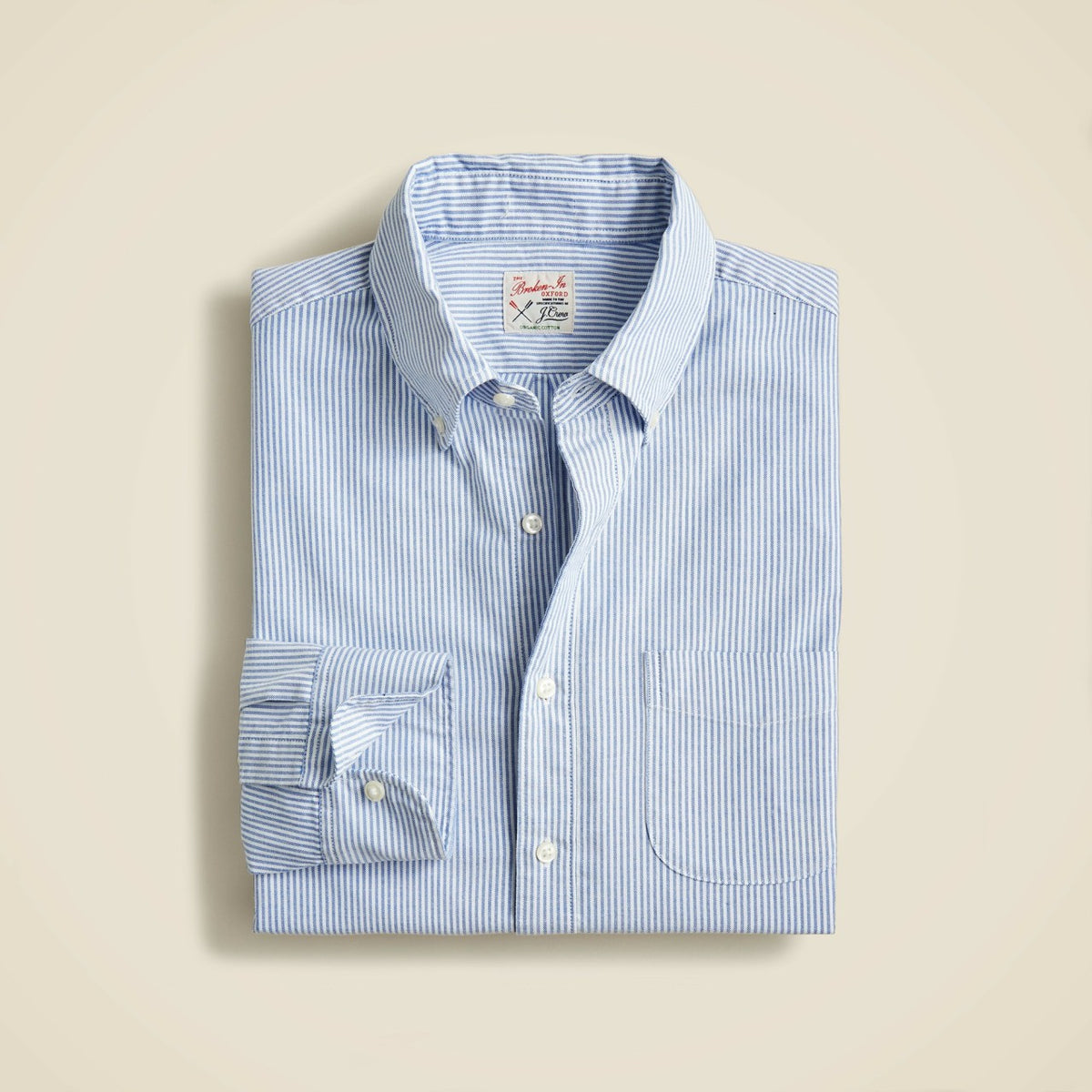 Men Broken-in organic cotton oxford shirt - J.Crew