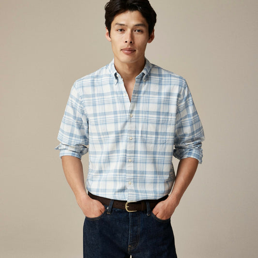 Men Relaxed Broken-in organic cotton oxford shirt - J.Crew