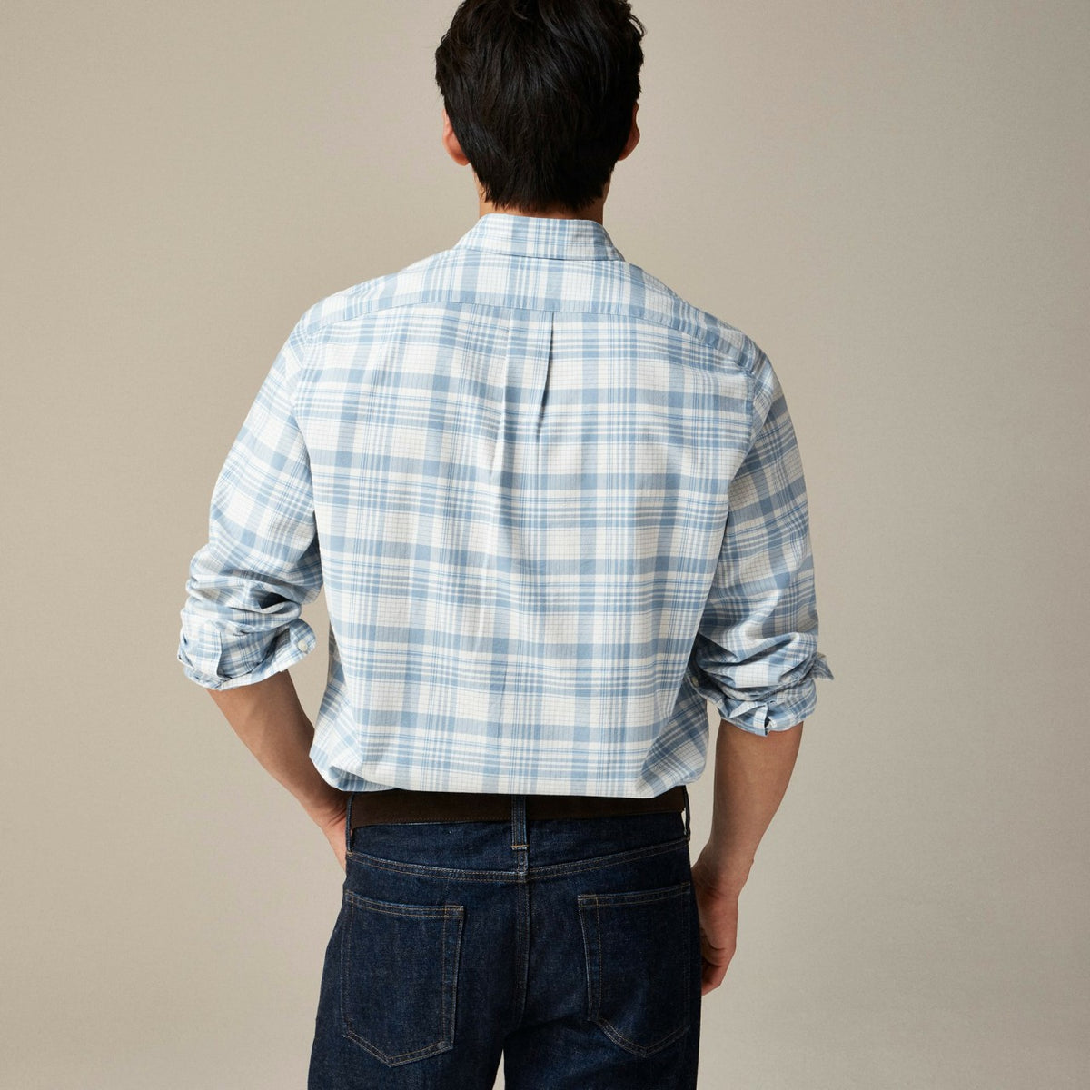 Men Relaxed Broken-in organic cotton oxford shirt - J.Crew
