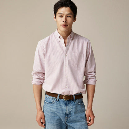 Men Relaxed Broken-in organic cotton oxford shirt - J.Crew