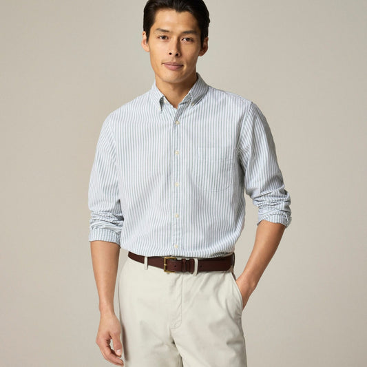 Men Broken-in organic cotton oxford shirt - J.Crew