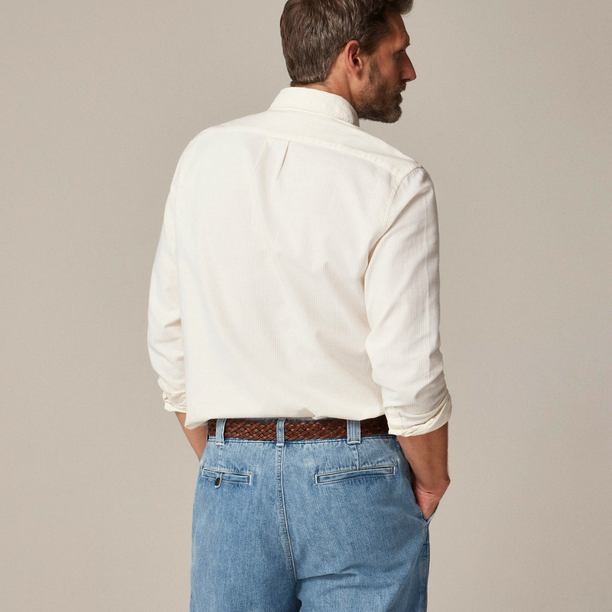 Men Broken-in organic cotton oxford shirt - J.Crew