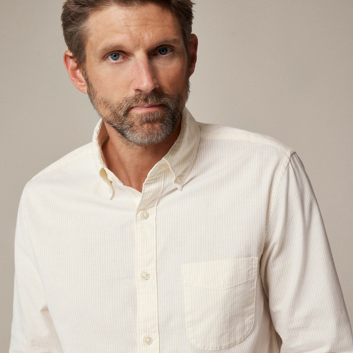 Men Broken-in organic cotton oxford shirt - J.Crew