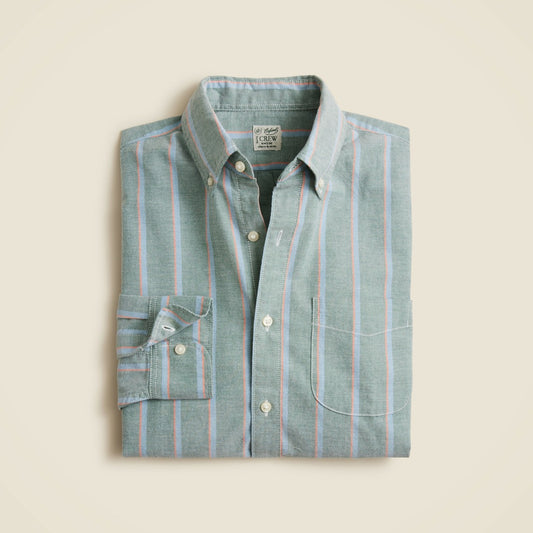 Men Relaxed Broken-in organic cotton oxford shirt - J.Crew