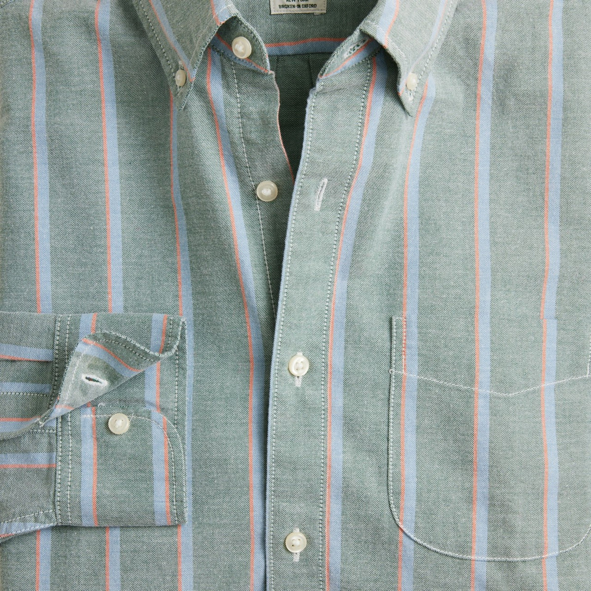 Men Relaxed Broken-in organic cotton oxford shirt - J.Crew