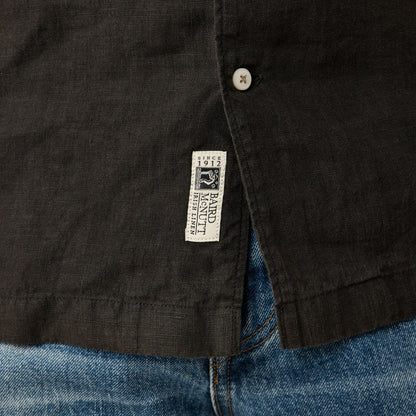 Men Short-sleeve Baird McNutt garment-dyed Irish linen shirt - J.Crew