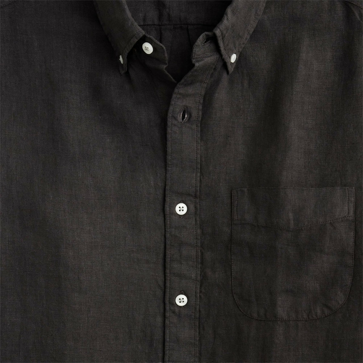 Men Short-sleeve Baird McNutt garment-dyed Irish linen shirt - J.Crew