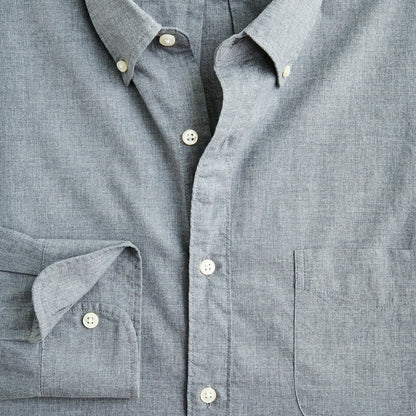 Men Secret Wash organic cotton poplin shirt - J.Crew
