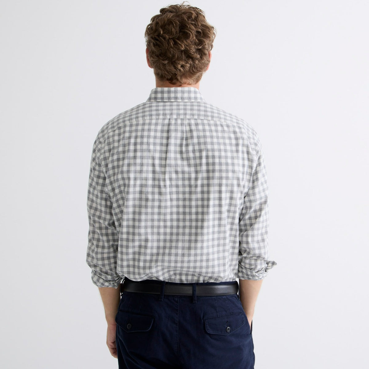 Men Secret Wash organic cotton poplin shirt - J.Crew
