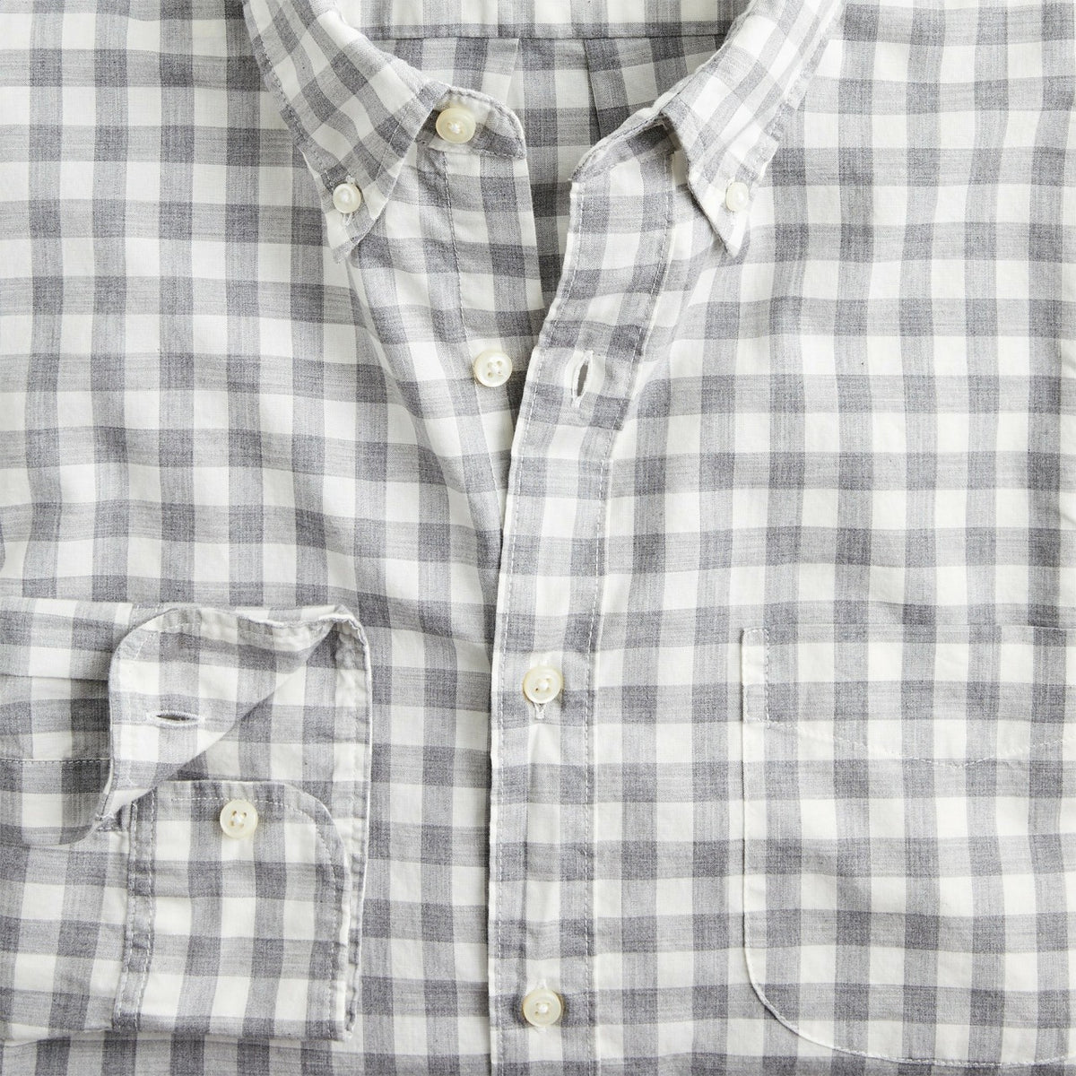 Men Secret Wash organic cotton poplin shirt - J.Crew
