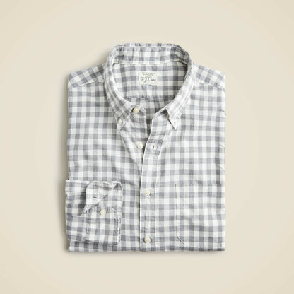 Men Secret Wash organic cotton poplin shirt - J.Crew