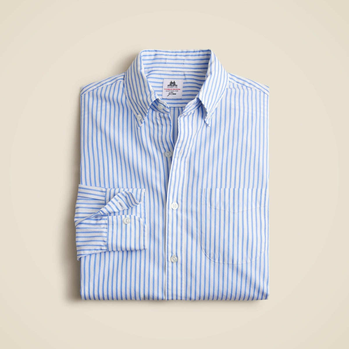 Men Thomas Mason&reg; for J.Crew washed poplin shirt - J.Crew