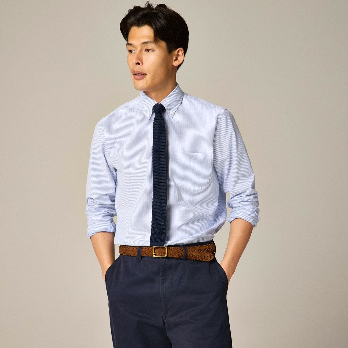 Men Silk knit tie - J.Crew