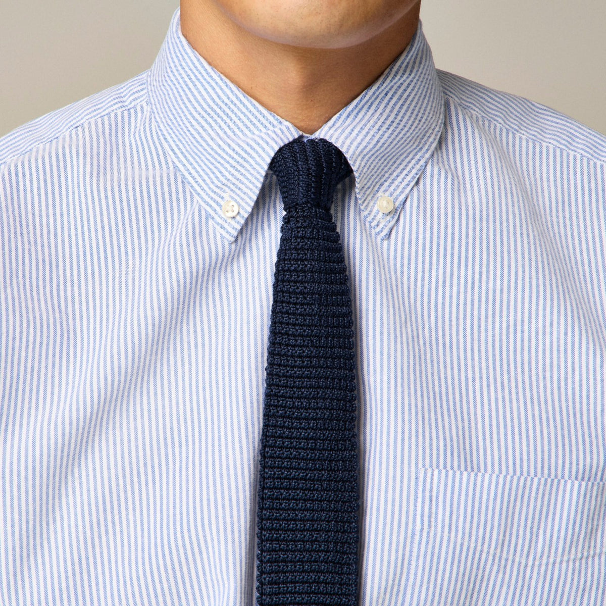Men Silk knit tie - J.Crew