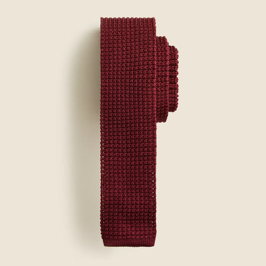 Men Silk knit tie - J.Crew
