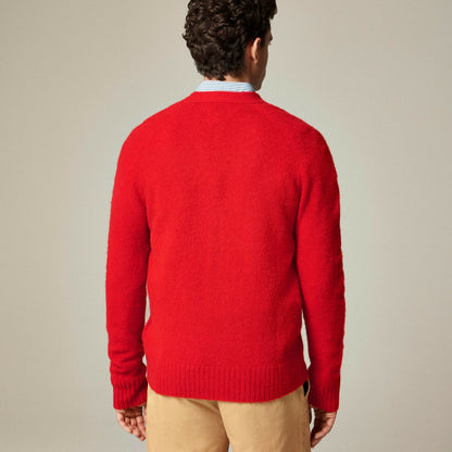 Men Brushed wool V-neck cardigan sweater - J.Crew