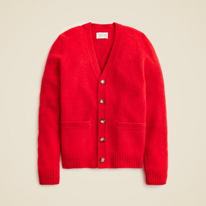 Men Brushed wool V-neck cardigan sweater - J.Crew