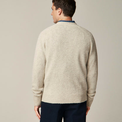 Men Brushed wool V-neck cardigan sweater - J.Crew