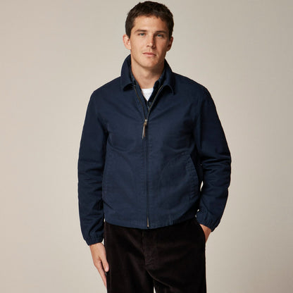 Men Harrington jacket in cotton twill - J.Crew