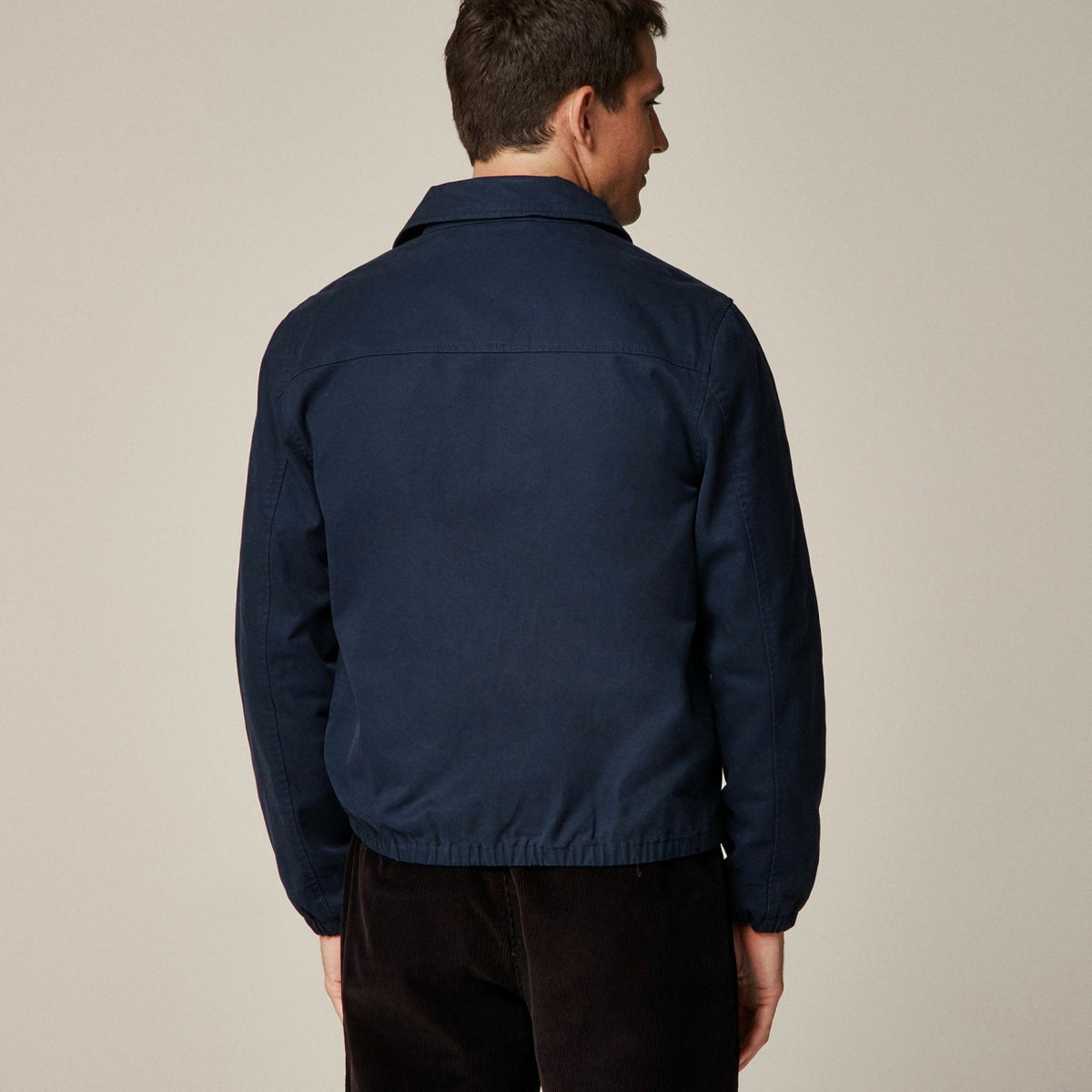Men Harrington jacket in cotton twill - J.Crew