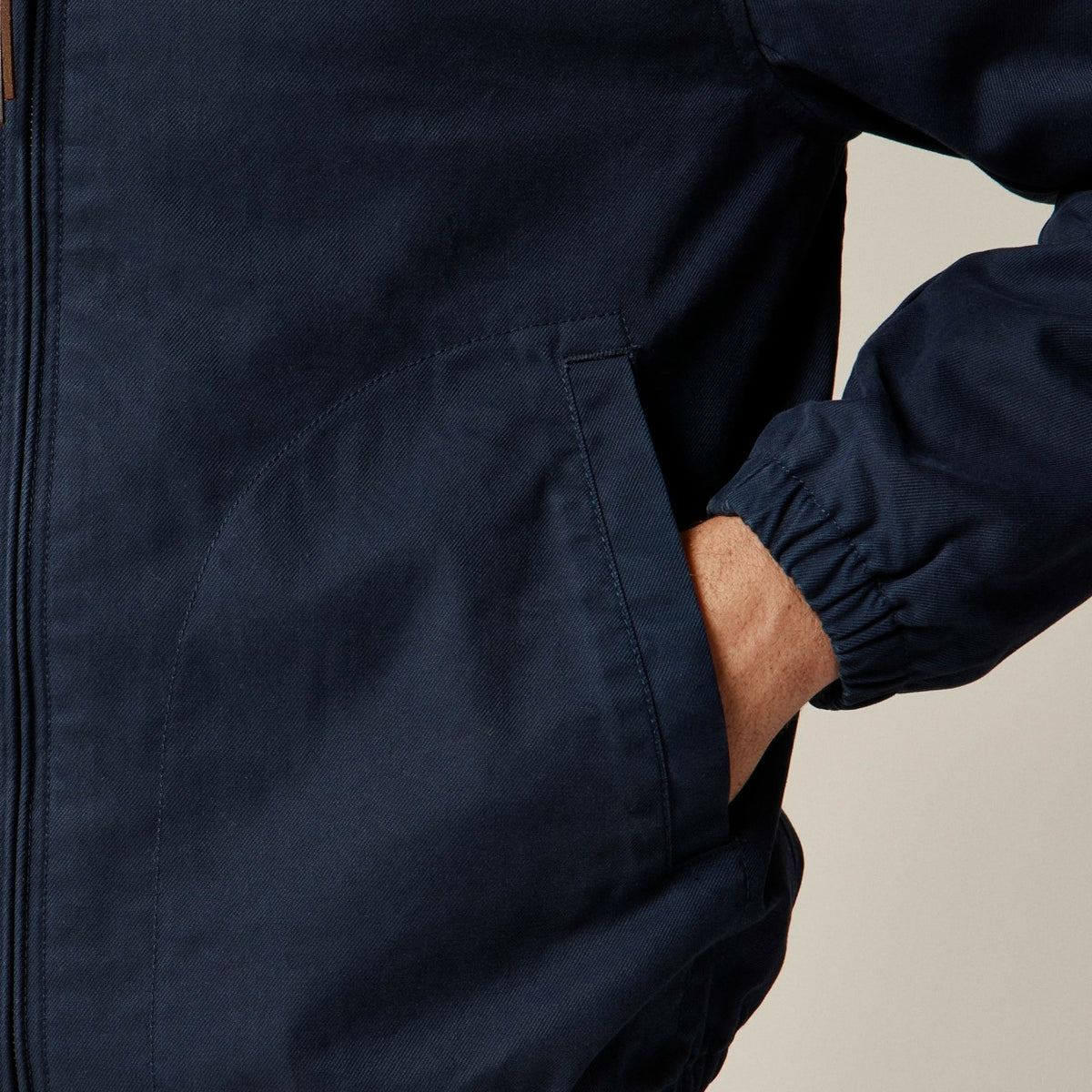 Men Harrington jacket in cotton twill - J.Crew