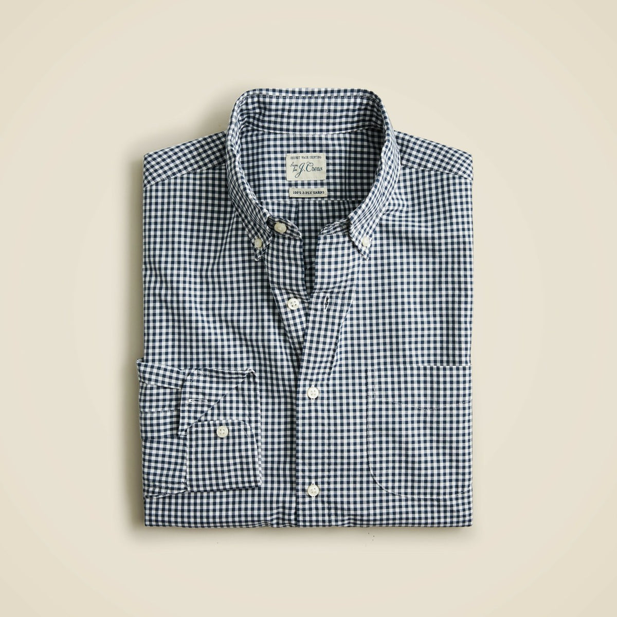 Men Secret Wash cotton poplin shirt - J.Crew