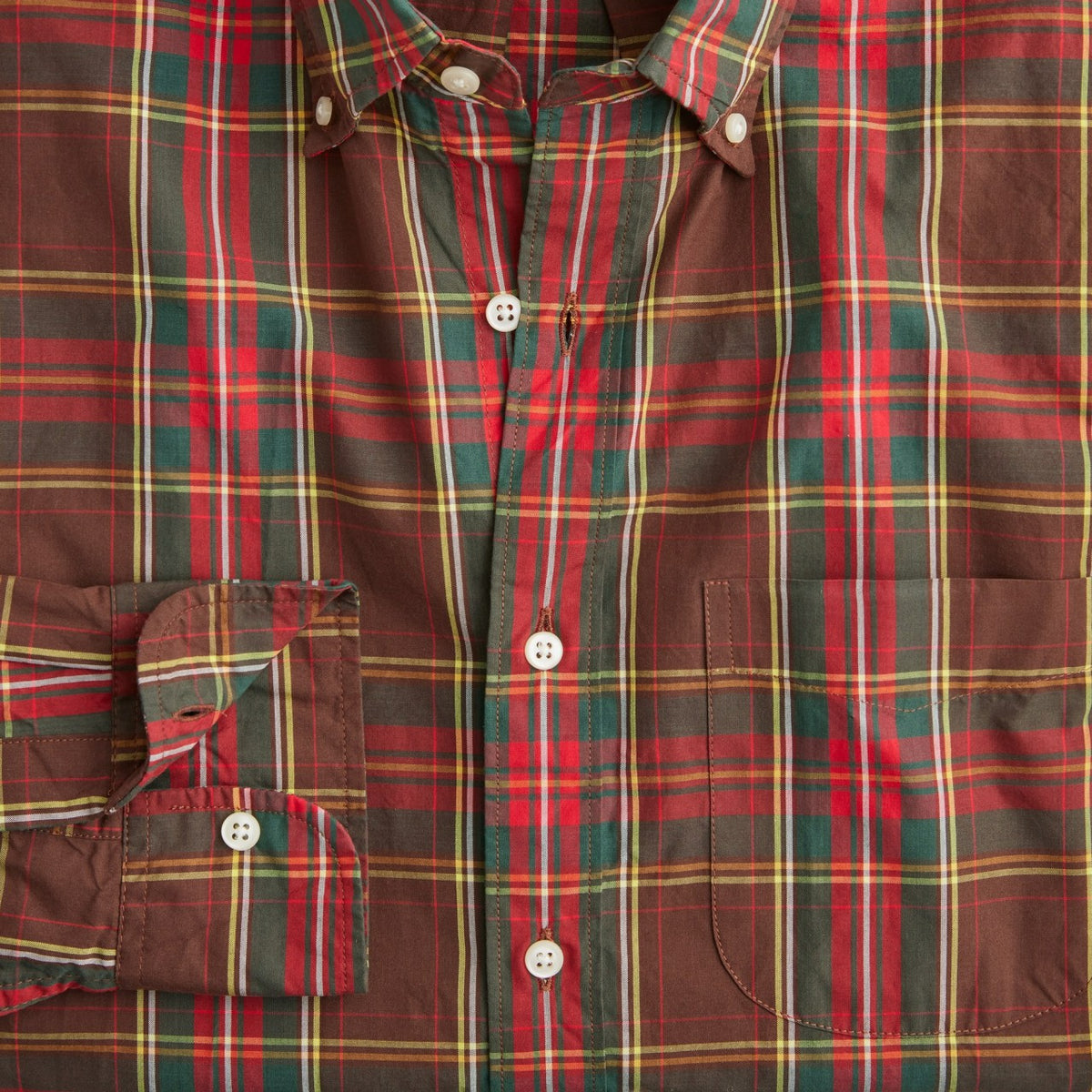 Men Slim Secret Wash cotton poplin shirt - J.Crew