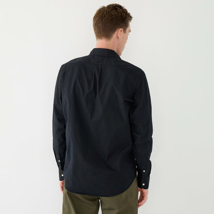 Men Slim Secret Wash cotton poplin shirt - J.Crew