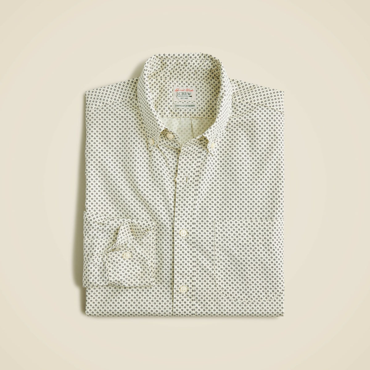 Men Slim Secret Wash cotton poplin shirt - J.Crew