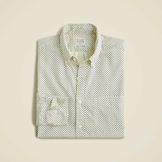 Men Slim Secret Wash cotton poplin shirt - J.Crew