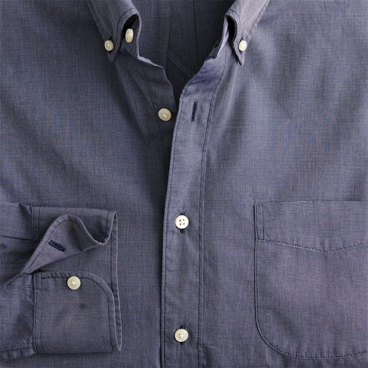 Men Slim Secret Wash cotton poplin shirt - J.Crew