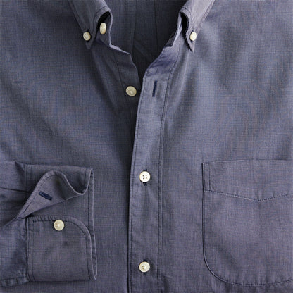Men Slim Secret Wash cotton poplin shirt - J.Crew