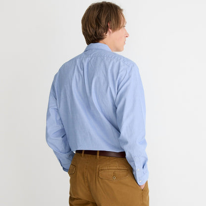 Men Slim Secret Wash cotton poplin shirt - J.Crew