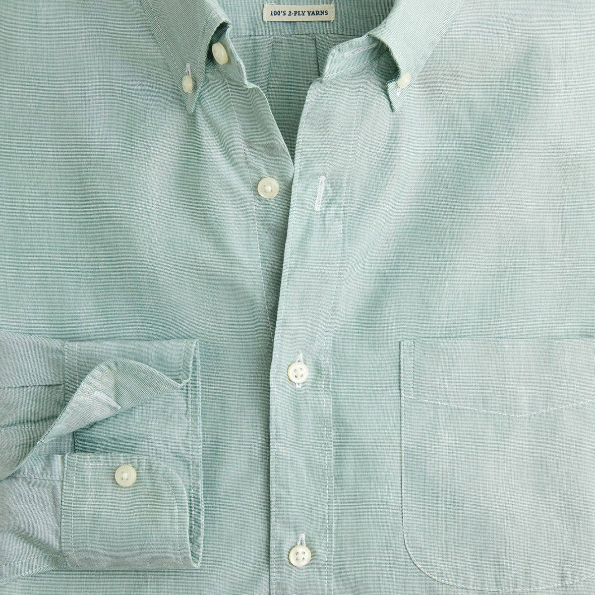 Men Secret Wash cotton poplin shirt - J.Crew