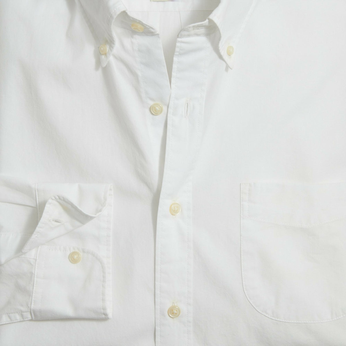 Men Secret Wash cotton poplin shirt - J.Crew