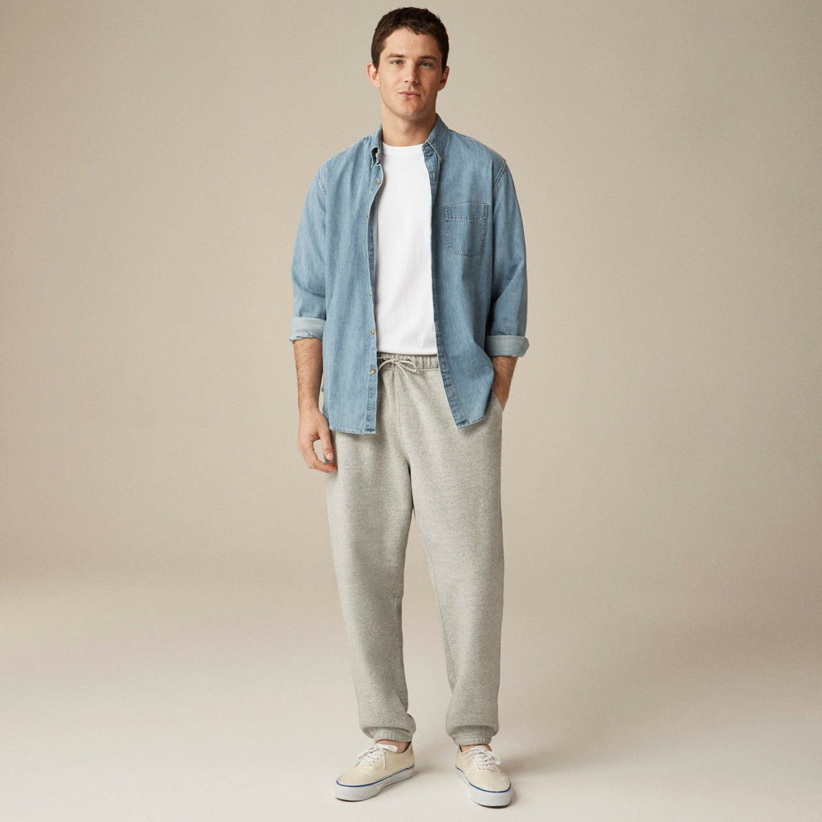Men Midweight denim workshirt - J.Crew