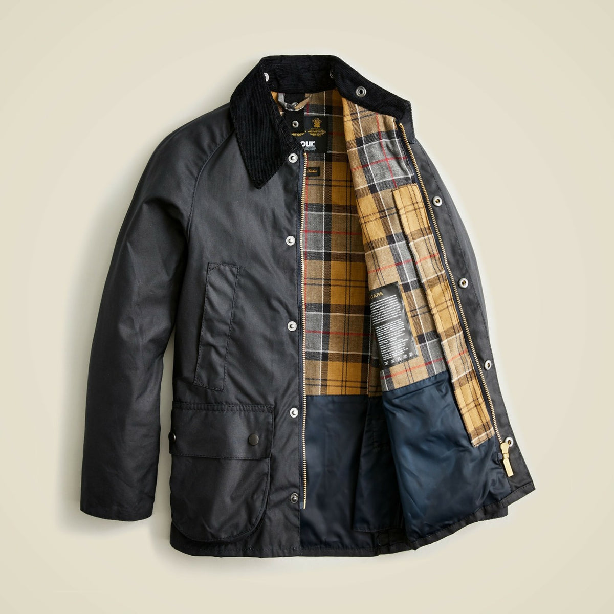 Kids Kids' Barbour&reg; Bedale waxed jacket - J.Crew