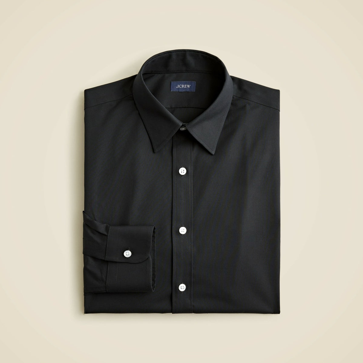 Men Slim Bowery wrinkle-free dress shirt with point collar - J.Crew