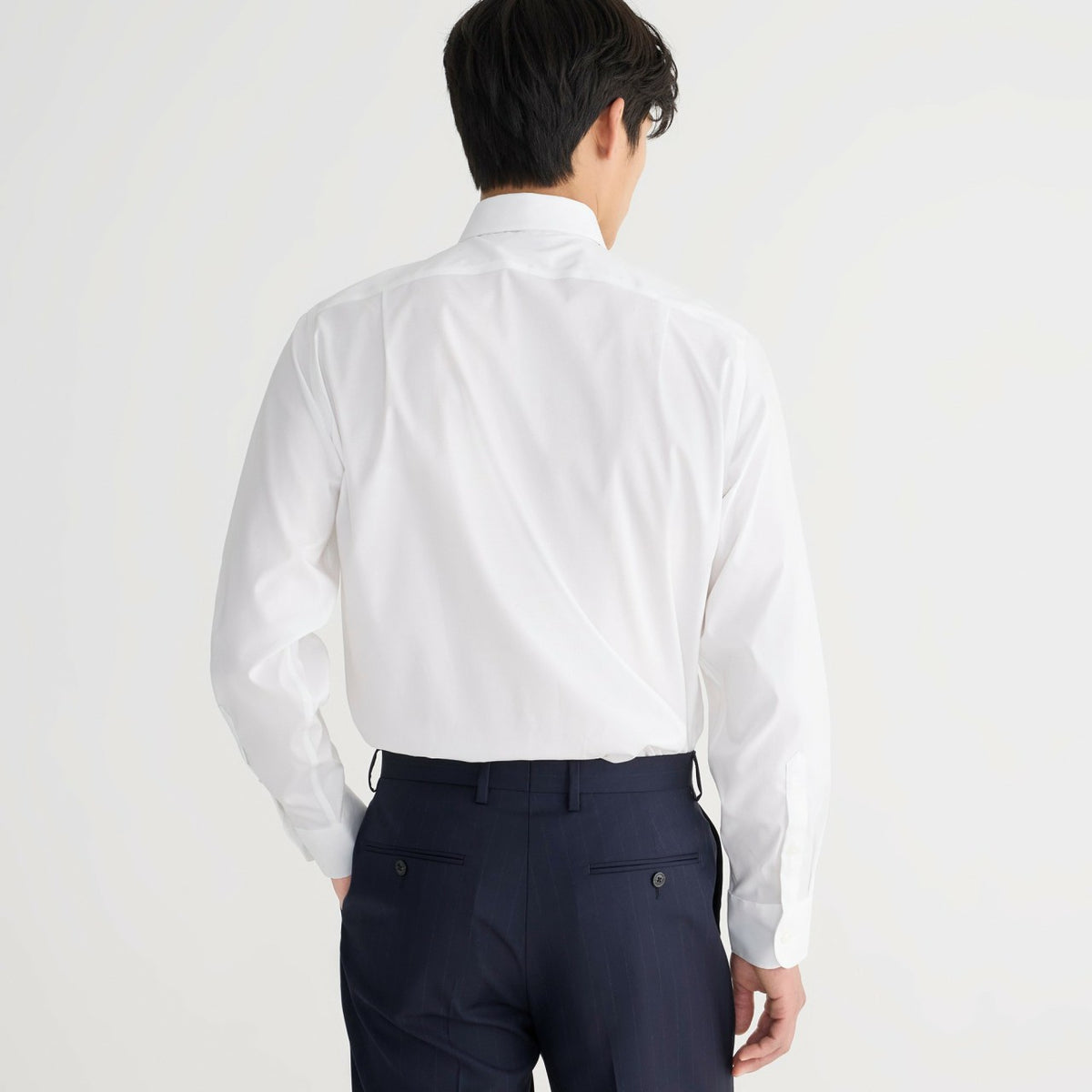 Men Bowery wrinkle-free dress shirt with point collar - J.Crew