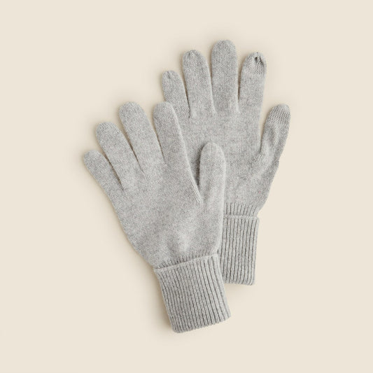 Women Cashmere tech-touch gloves - J.Crew