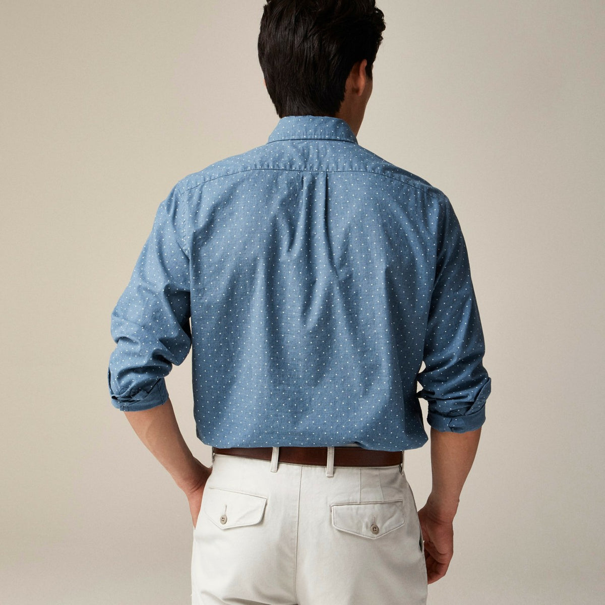 Men Secret Wash cotton poplin shirt - J.Crew