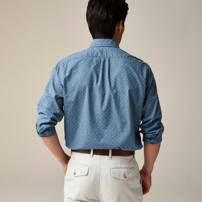Men Secret Wash cotton poplin shirt - J.Crew