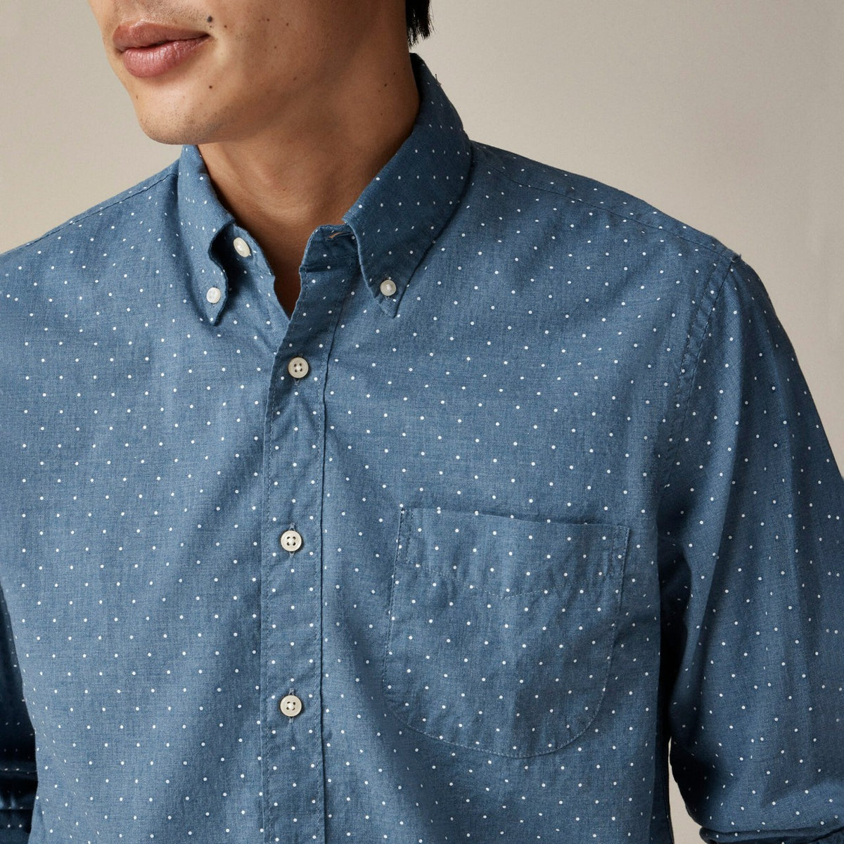 Men Secret Wash cotton poplin shirt - J.Crew
