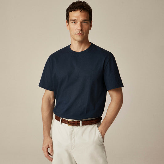 Men Relaxed premium-weight cotton T-shirt - J.Crew